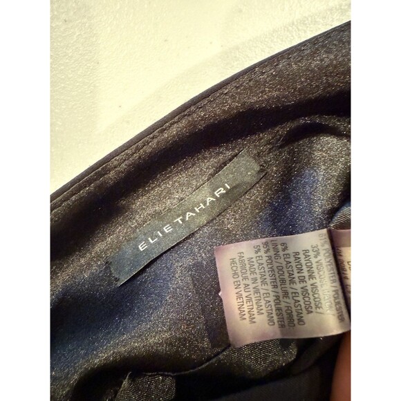 Tahari Pencil Skirt Womens 0 Black Career Workwear Academia Quiet Luxury - Picture 3 of 6